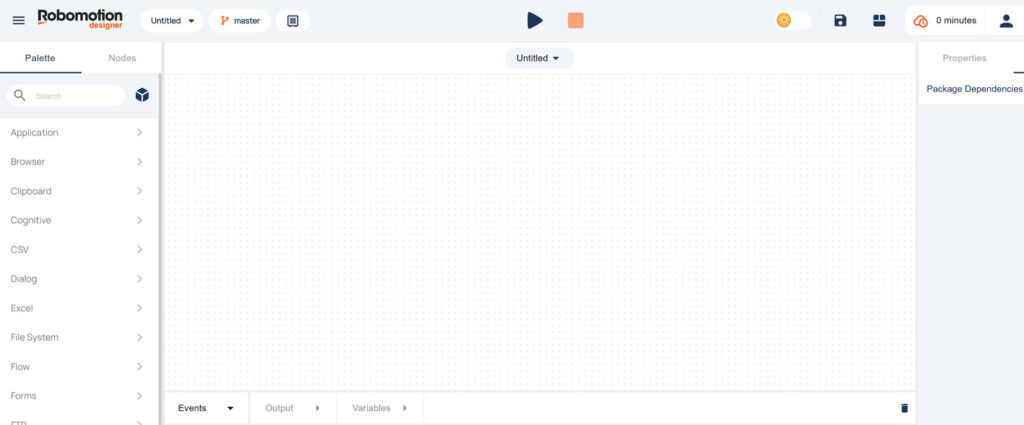 Robomotion Designer Workflow